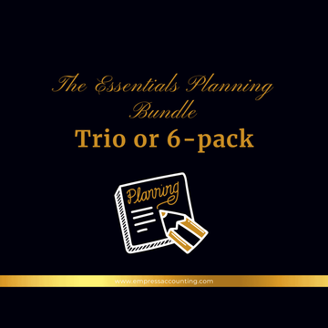 The Essentials Planning Bundle – Trio or Six-Pack